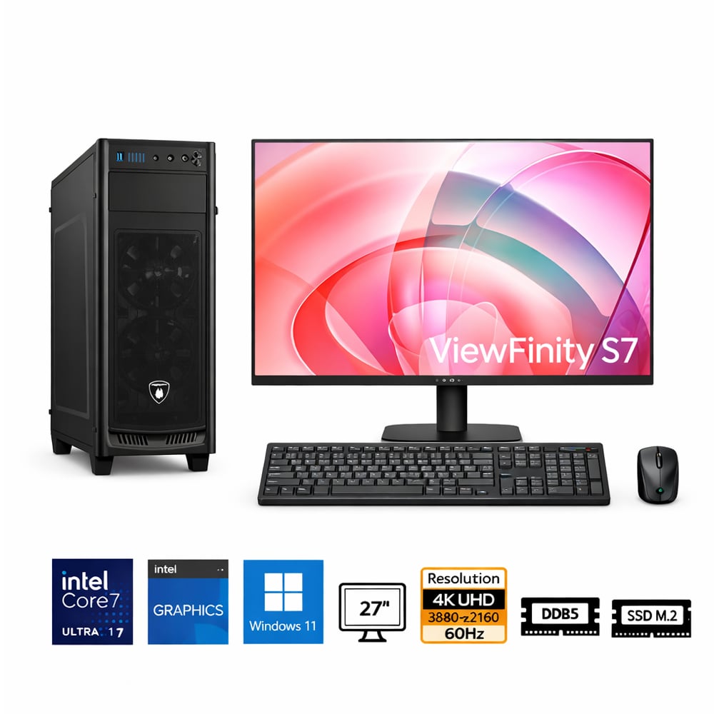 PC CORE ULTRA 7 265K PROPC RX-380 16|1TB|27' GRAFICOS INTEL , W11HOME - 1