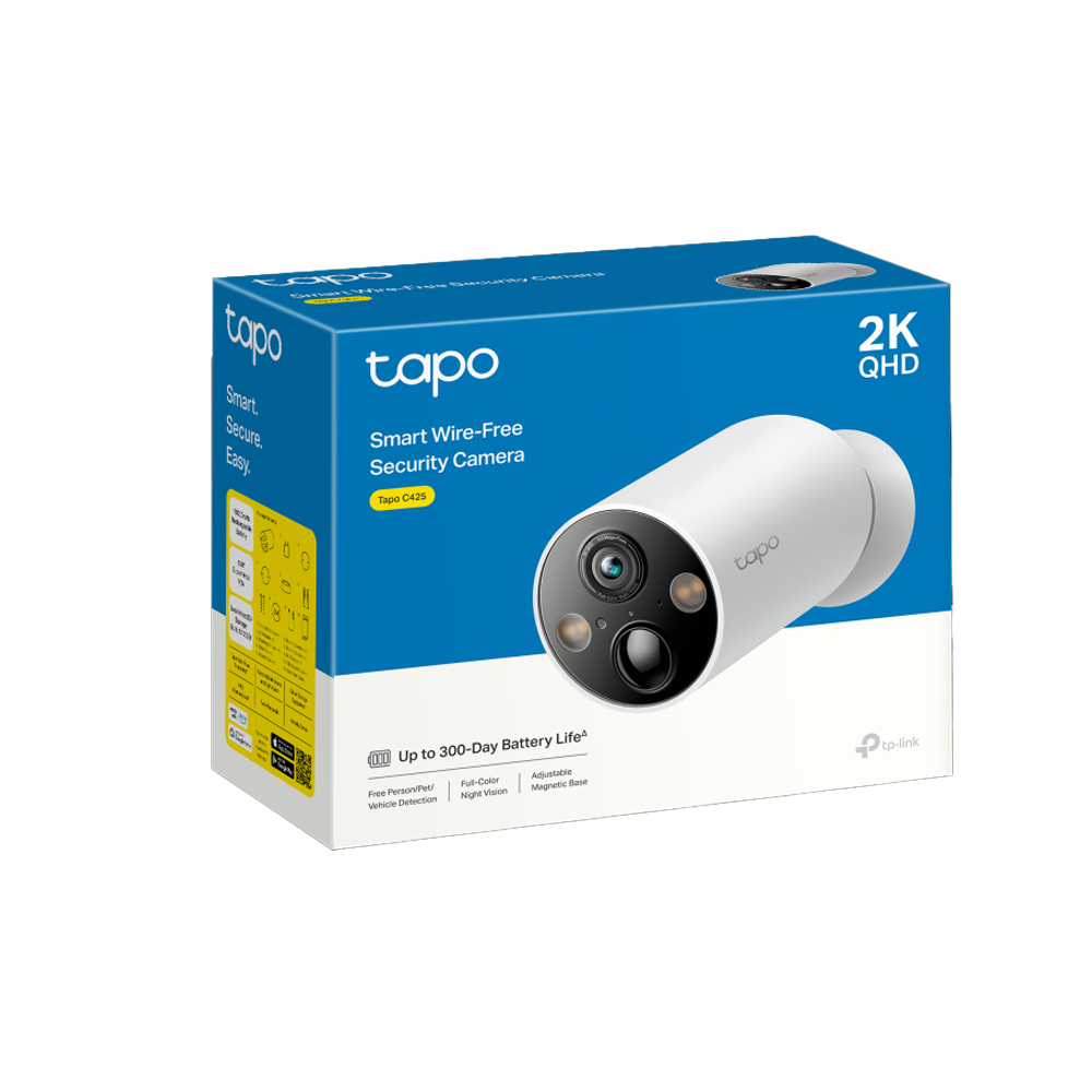 CÁMARA DE VIGILANCIA TP-LINK TAPO C425 2K QHD CONECTIVIDAD WIFI - 1