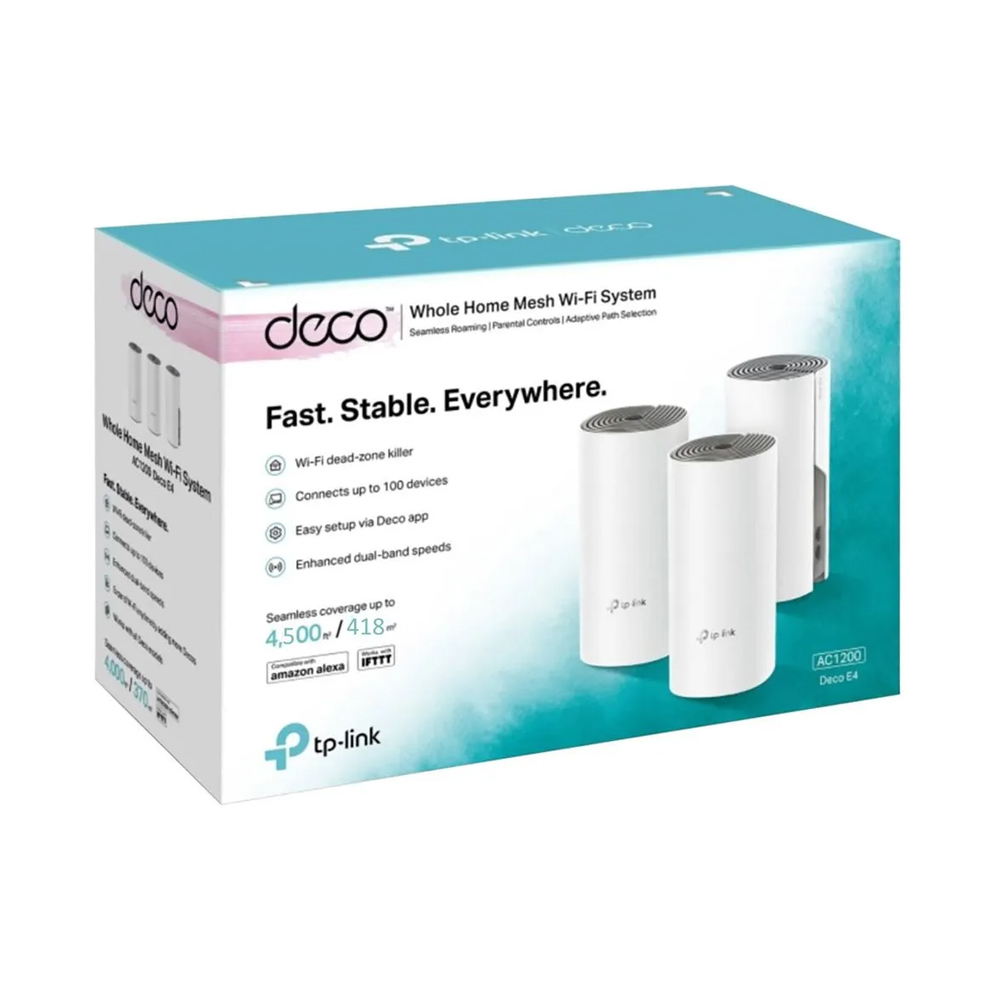 ROUTER TP-LINK DECO E4 MESH WIFI AC1200 VELOCIDAD - 1