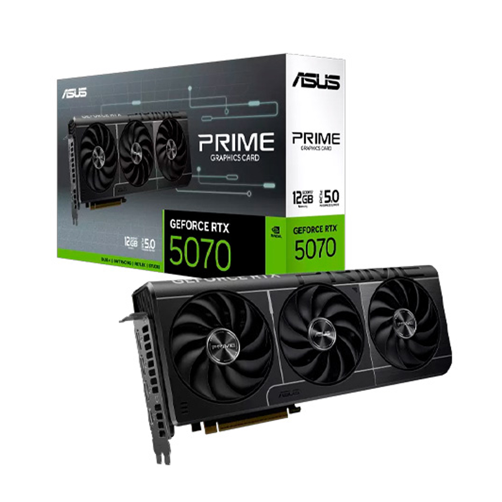 TARJETA DE VIDEO ASUS PRIME RTX 5070 12GB OC GDDR7 192 BIT HDMI DP - 1