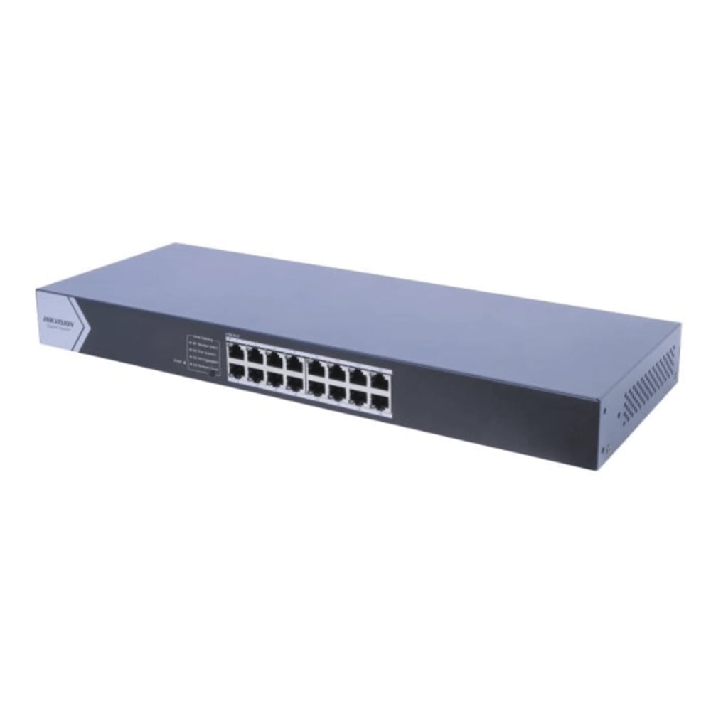 SWITCH HIKVISION 16 PUERTOS 10/100/1000 MBPS METÁLICO - 1