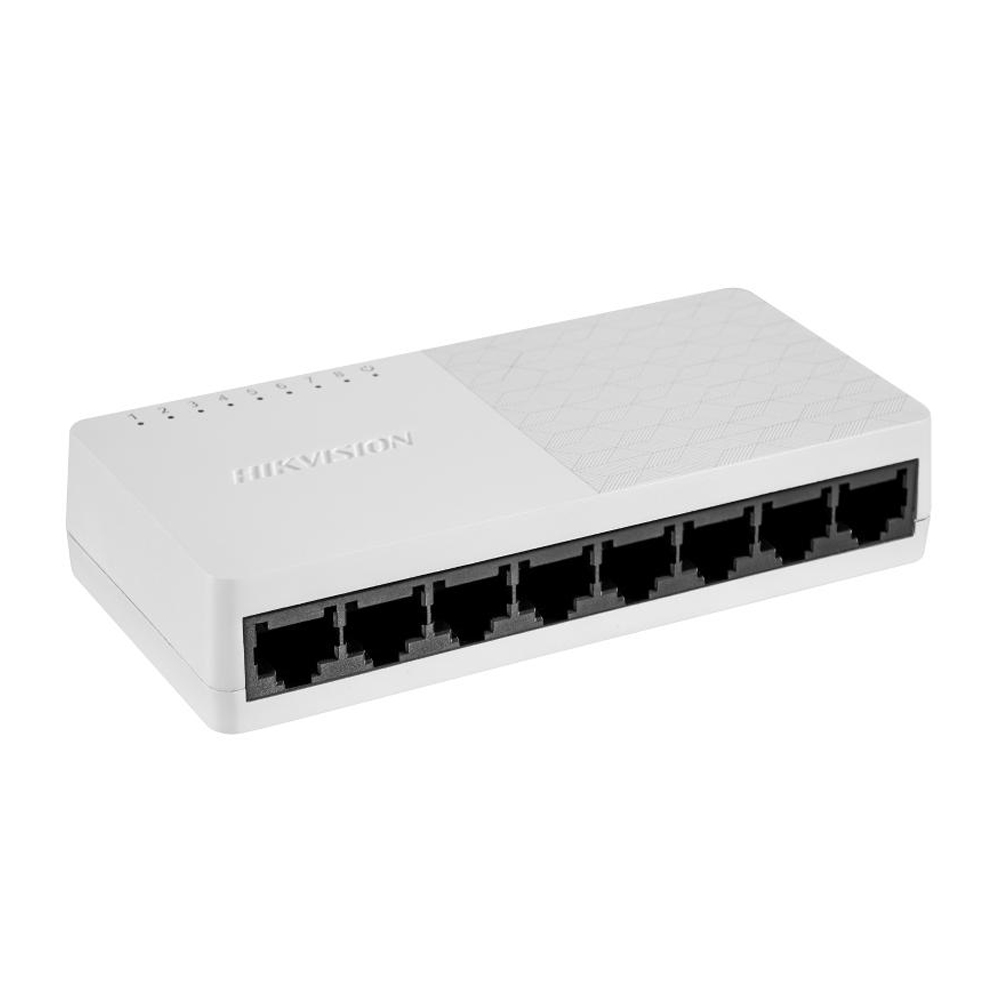 SWITCH HIKVISION DS-3E0508D-O GIGABIT 8 PUERTOS PLÁSTICO CONECTIVIDAD - 1