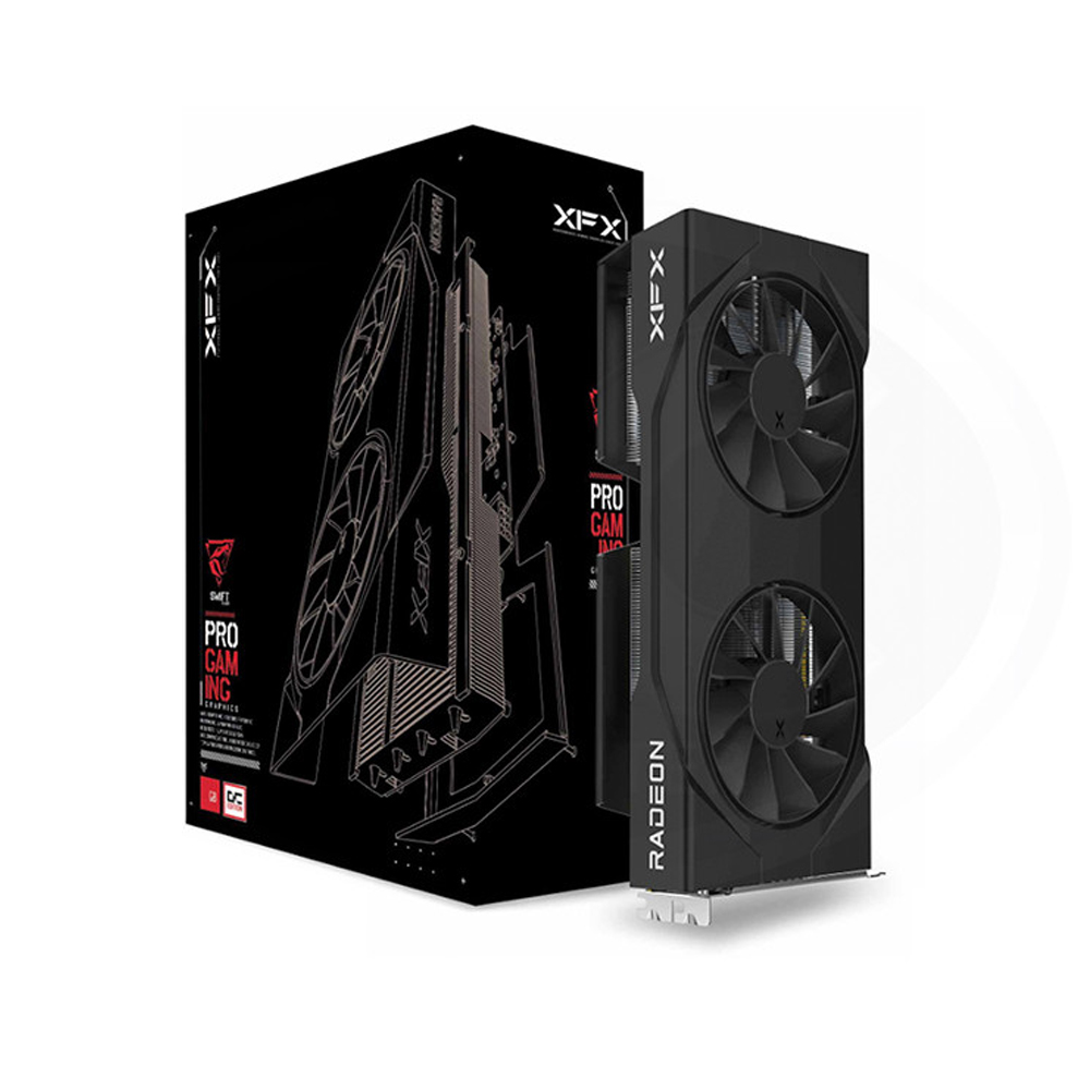 TARJETA GRÁFICA XFX RADEON RX 9060 8GB X2 GAMING ED. BK - 1