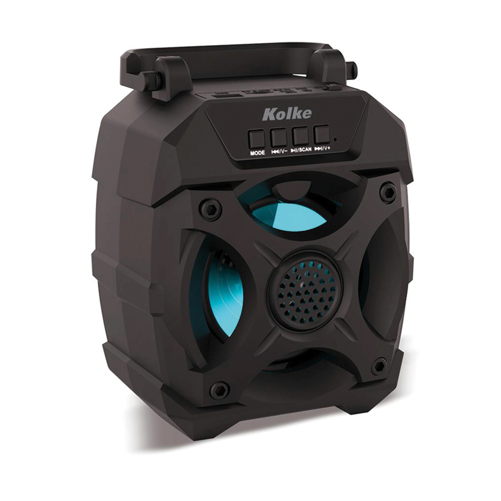 PARLANTE PORTÁTIL BLUETOOTH KOLKE KPM-448 CON ILUMINACIÓN LED RGB - 1