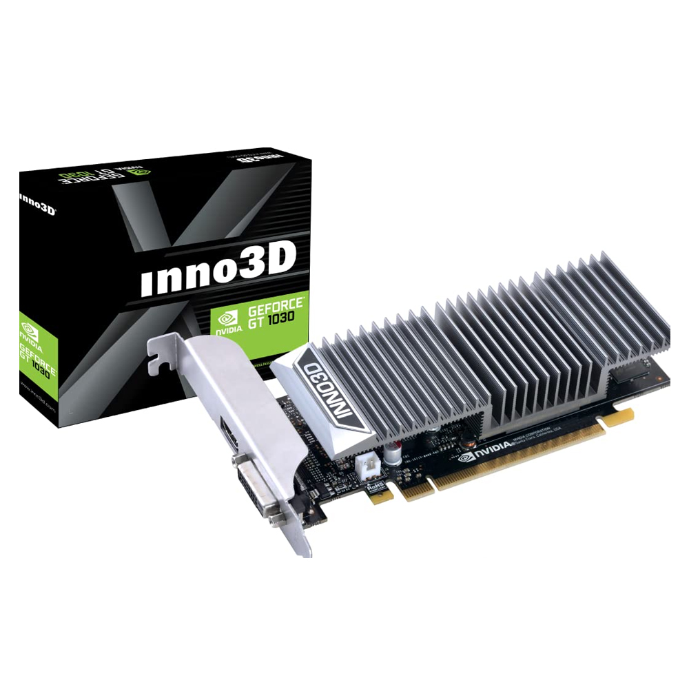 TARJETA DE VIDEO INNO3D GEFORCE GT1030 2GB DDR5 VELOCIDAD N1030-1SDV-E5BL - 1