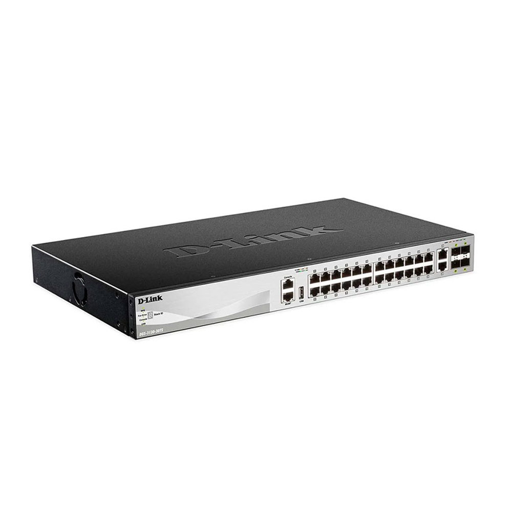 SWITCH D-LINK DGS-3130-30TS ADMINISTRABLE APILABLE DE CAPA 3 CON CONECTIVIDAD ETHERNET - 1
