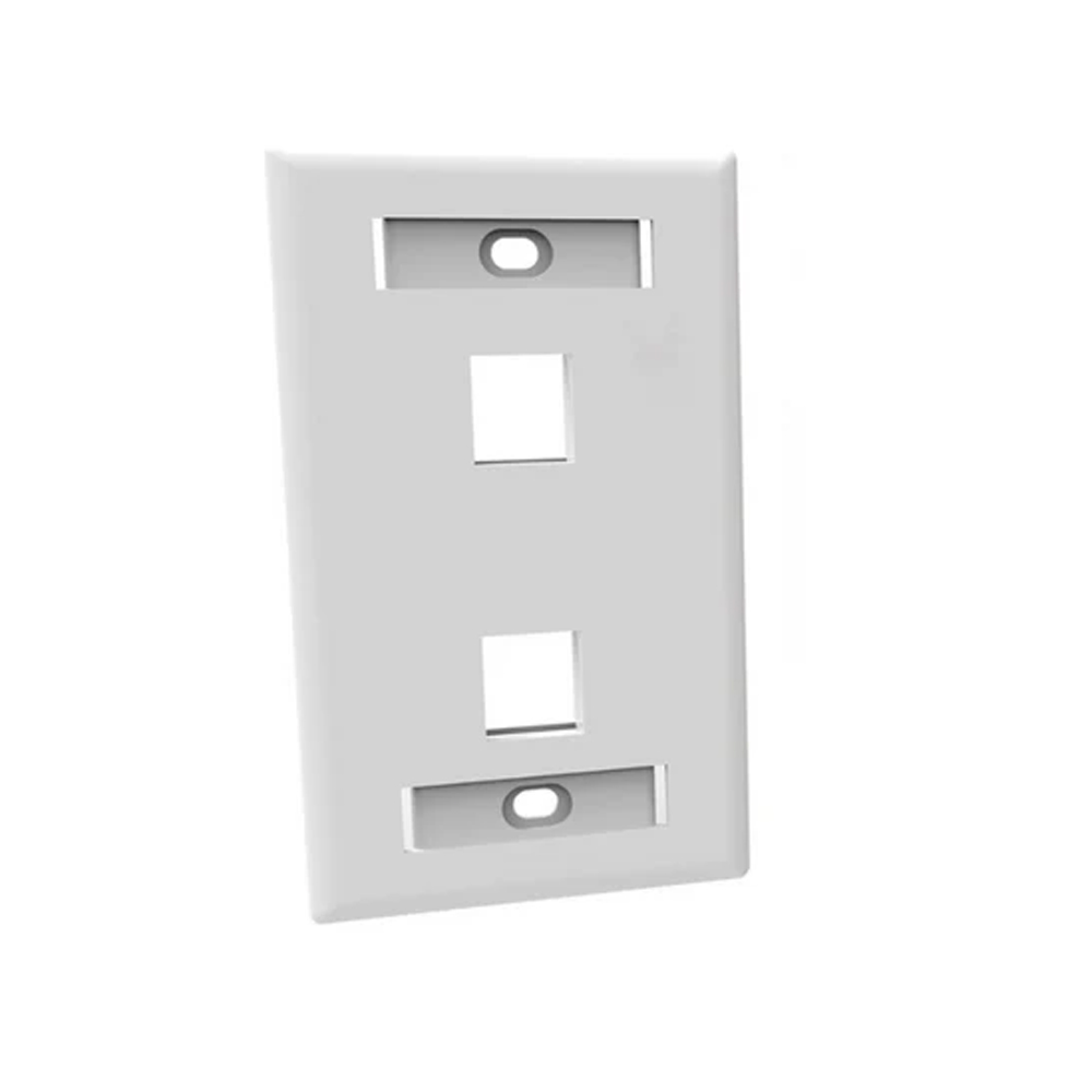 PLACA DE PARED FURUKAWA 35050017 2PTS GLOSSY BLANCO - 1