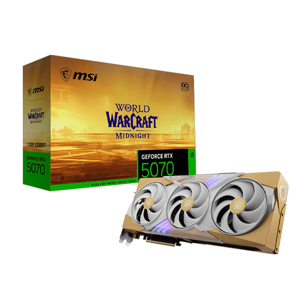 TARJETA DE VIDEO MSI GEFORCE RTX 5070 12GB GDDR7 192 BITS - 1