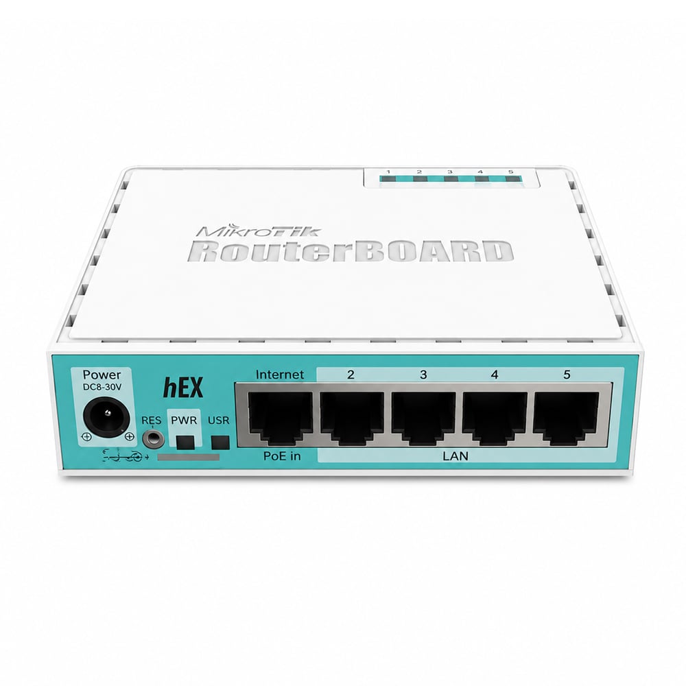 ROUTER MIKROTIK E50UG/RB750GR3 512MB 5 PUERTOS - 1