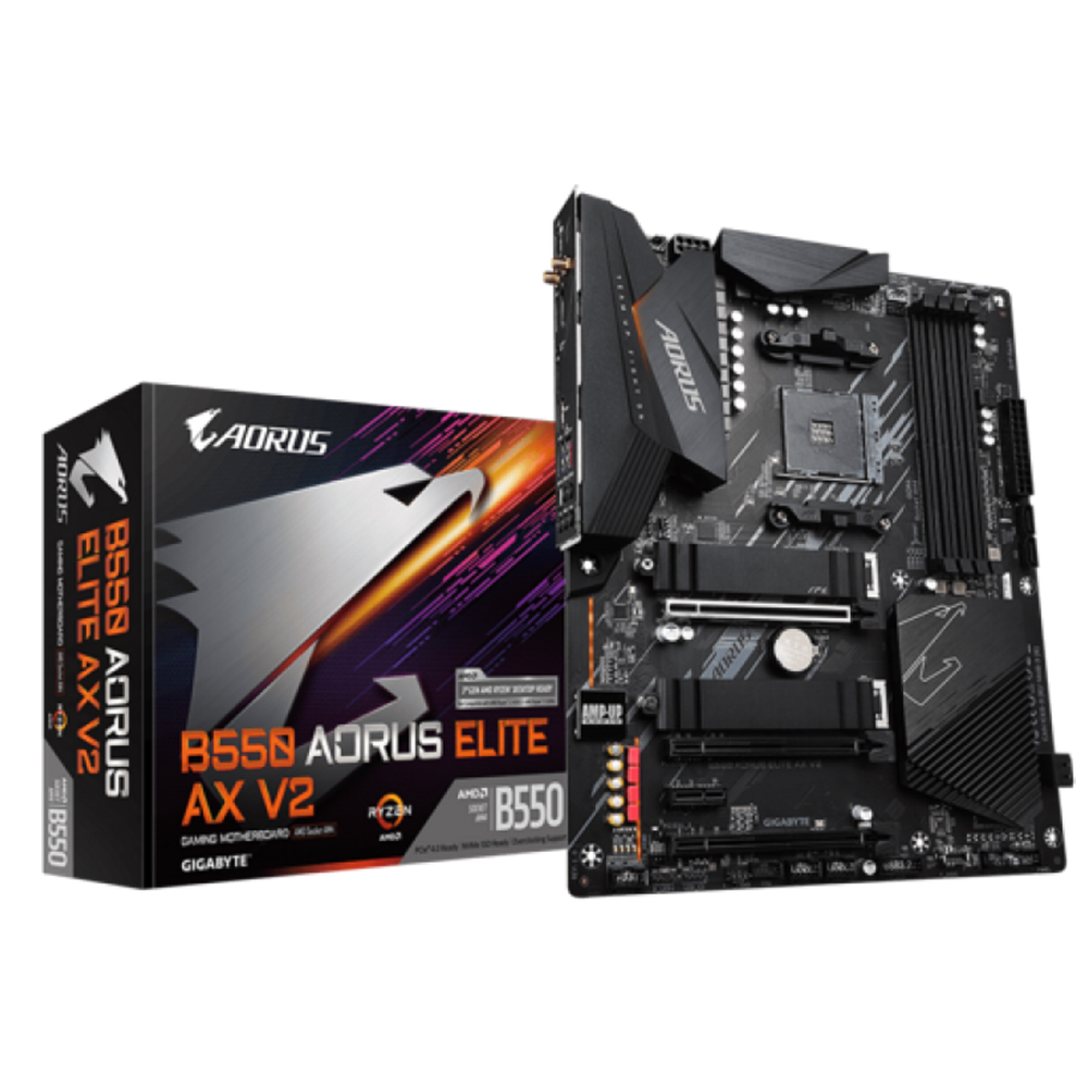 PLACA BASE GIGABYTE B550M AORUS ELITE V2 WIFI AM4 CON CONECTIVIDAD WIFI - 1