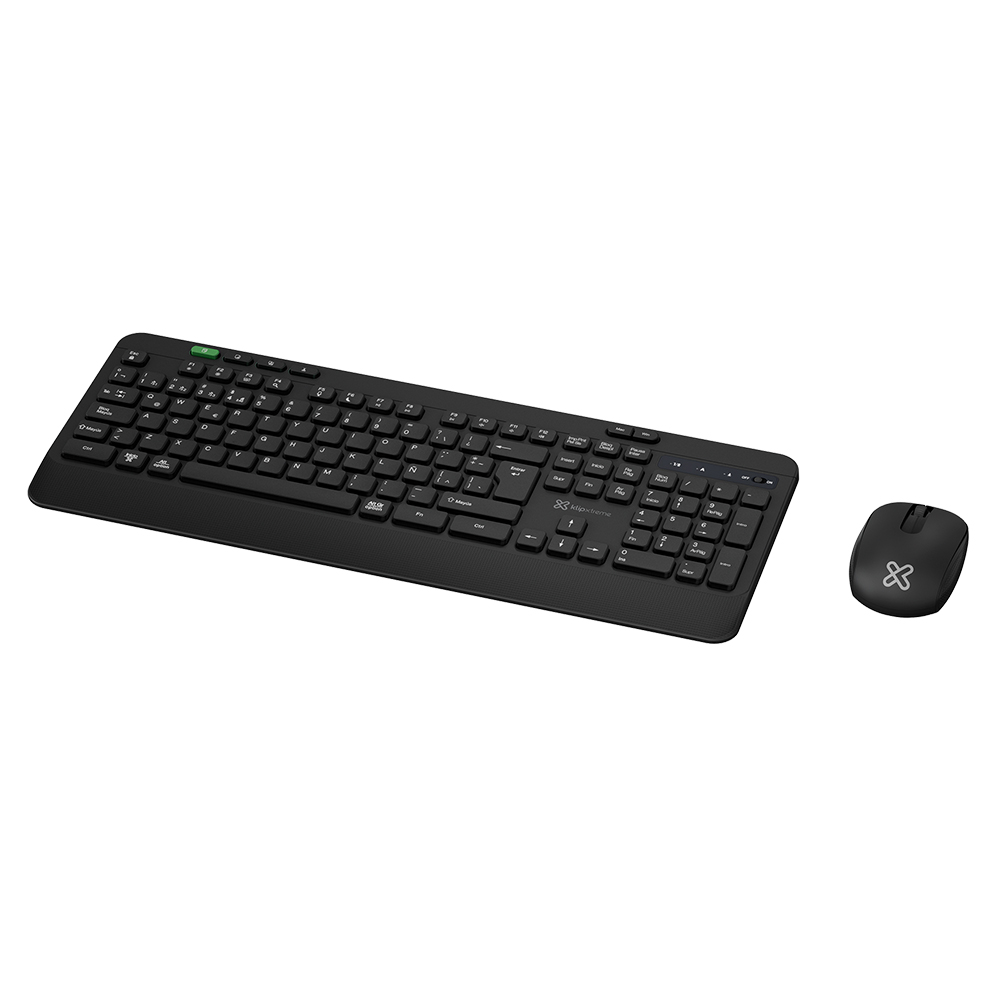 TECLADO Y MOUSE KLIP XTREME ENCOURAGE KBK-750 CONEXIÓN DUAL BLUETOOTH 5.0 COLOR NEGRO - 1