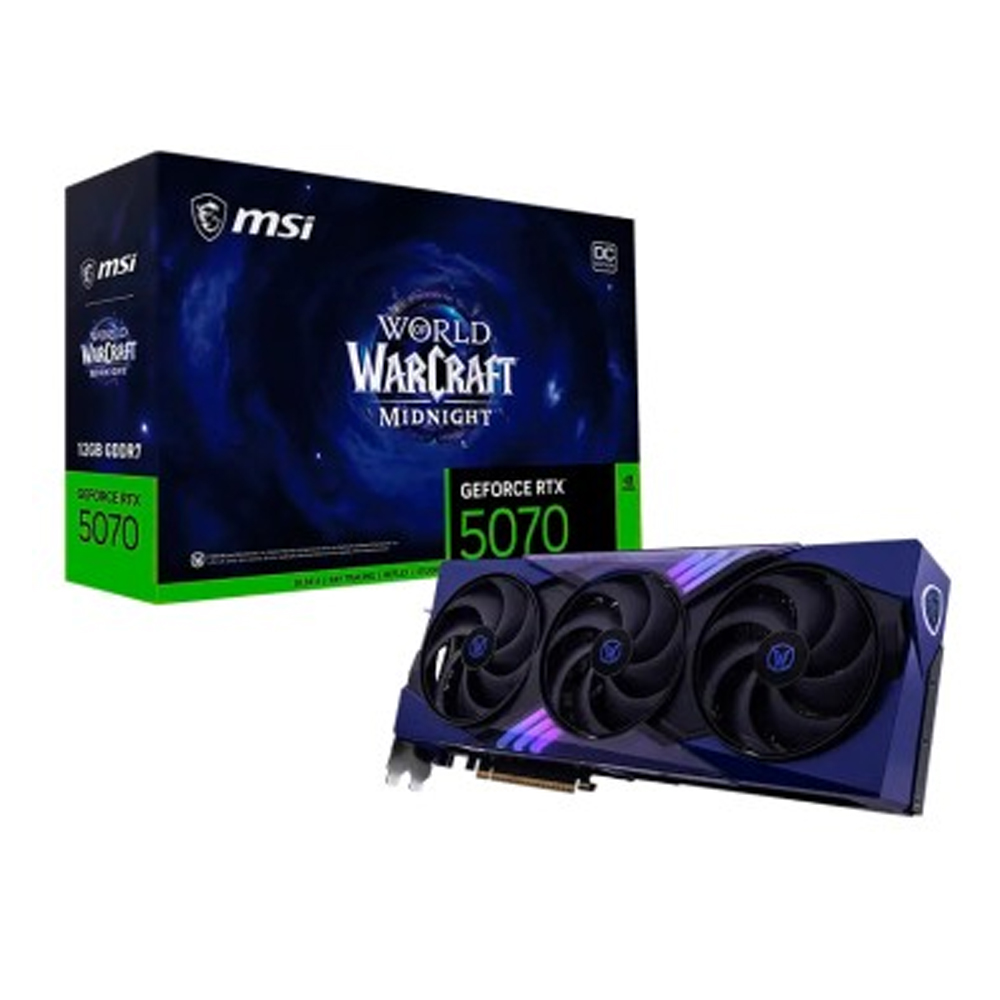 TARJETA GRÁFICA MSI GEFORCE RTX 5070 12GB GDDR7 192-BIT PCIE 5.0 3X DISPLAYPORT 1X HDMI - 1