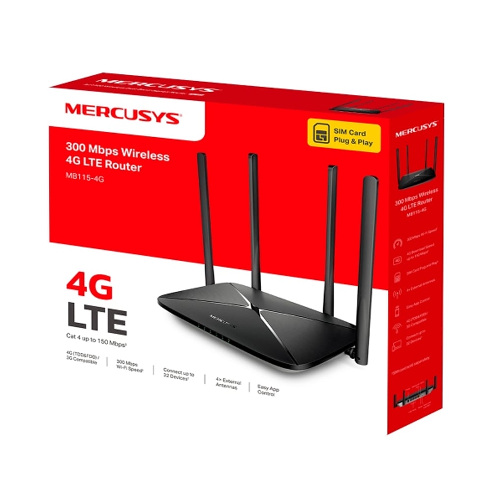 ROUTER TP-LINK N300 4G LTE VELOCIDAD - 1