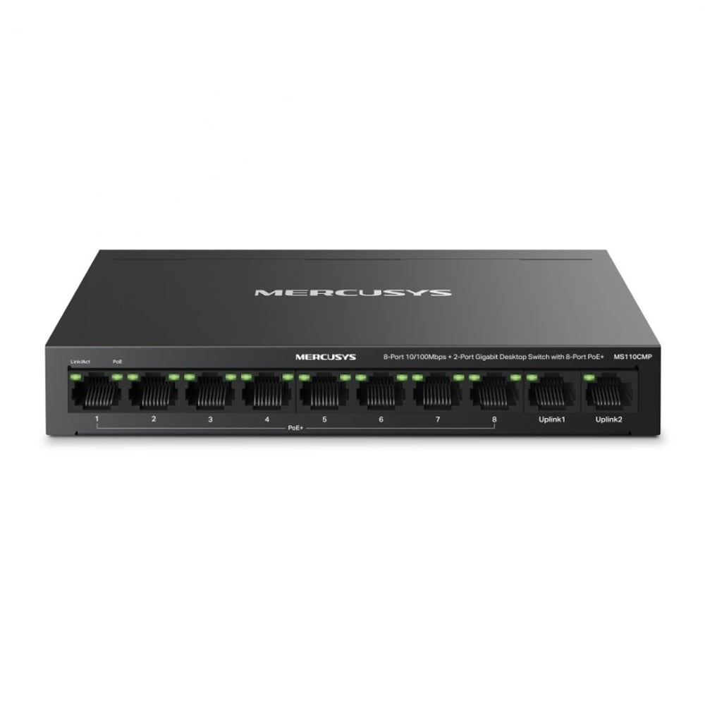 SWITCH TP-LINK 8-PORT 10/100MBPS 2-PORT GIG VELOCIDAD - 1