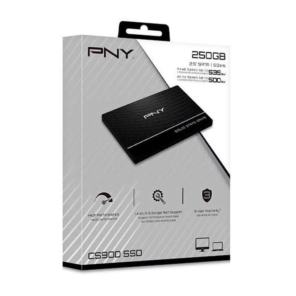 SSD PNY CS900 250GB VELOCIDAD 2.5' - 1