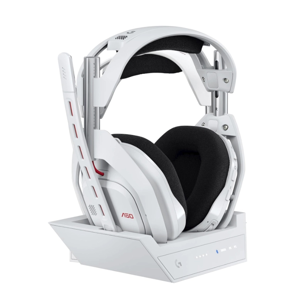 AURICULAR GAMING LOGITECH A50 LIGHTSPEED WIRELESS CONECTIVIDAD INALÁMBRICA COLOR BLANCO - 1