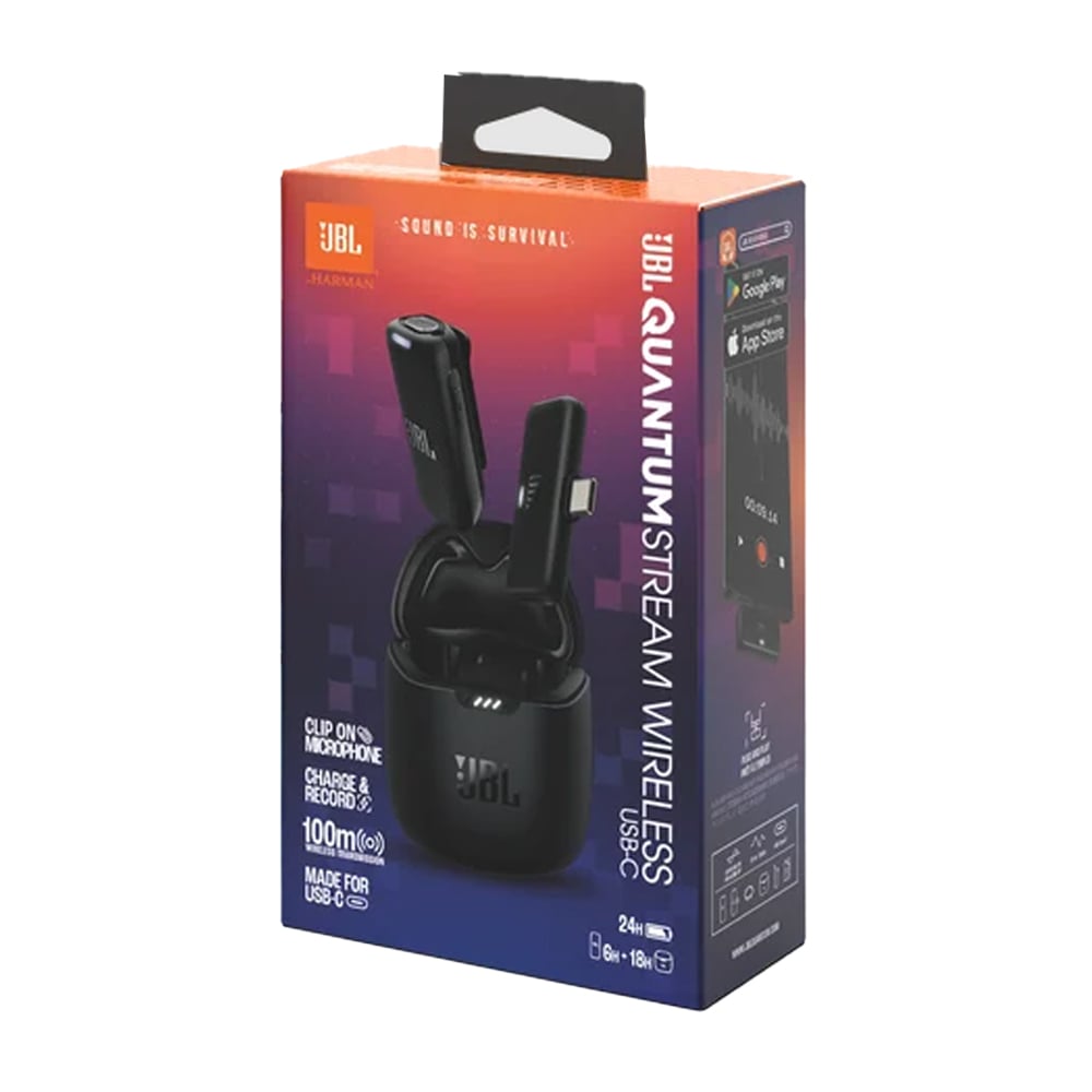 MICRÓFONO JBL QUANTUM STREAM INALÁMBRICO CONECTIVIDAD BLUETOOTH COLOR NEGRO - 1