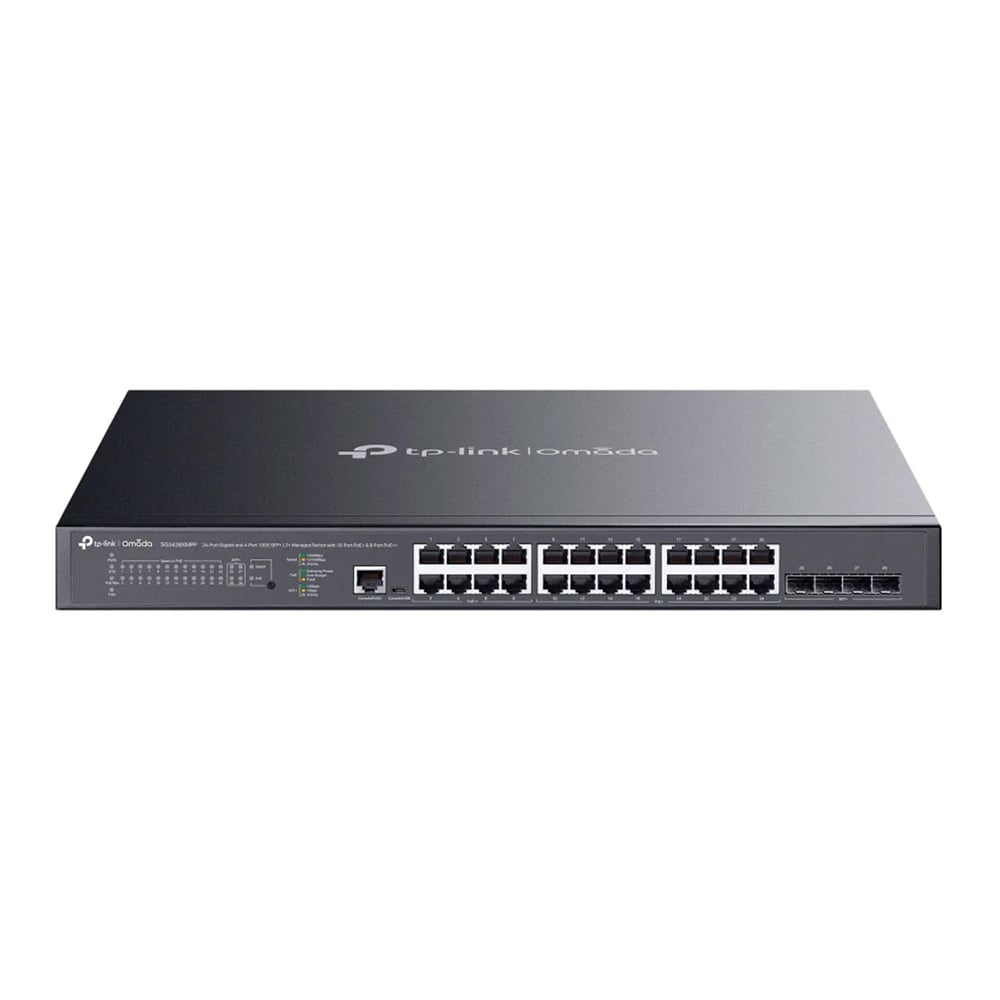 SWITCH TP-LINK SG3428XMPP 24 PUERTOS VELOCIDAD 10/100/1000 MBPS - 1