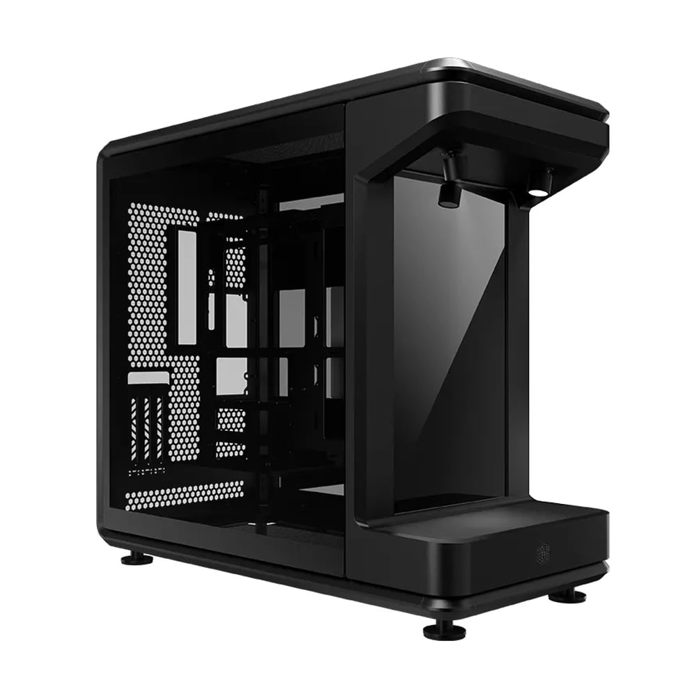 CASE-PC COOLER MASTER MASTERFRAME 360 LCD 360° CON PANELES DE VIDRIO - 1