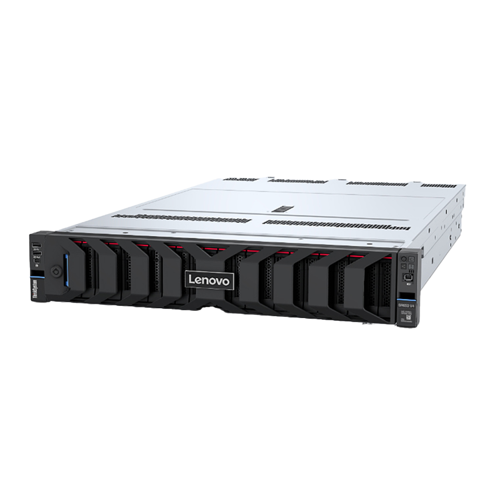 SERVIDOR LENOVO SR650 V4 INTEL XEON 6505P 12C 480GB SSD RAID 940-8I 4GB 1GBE - 1