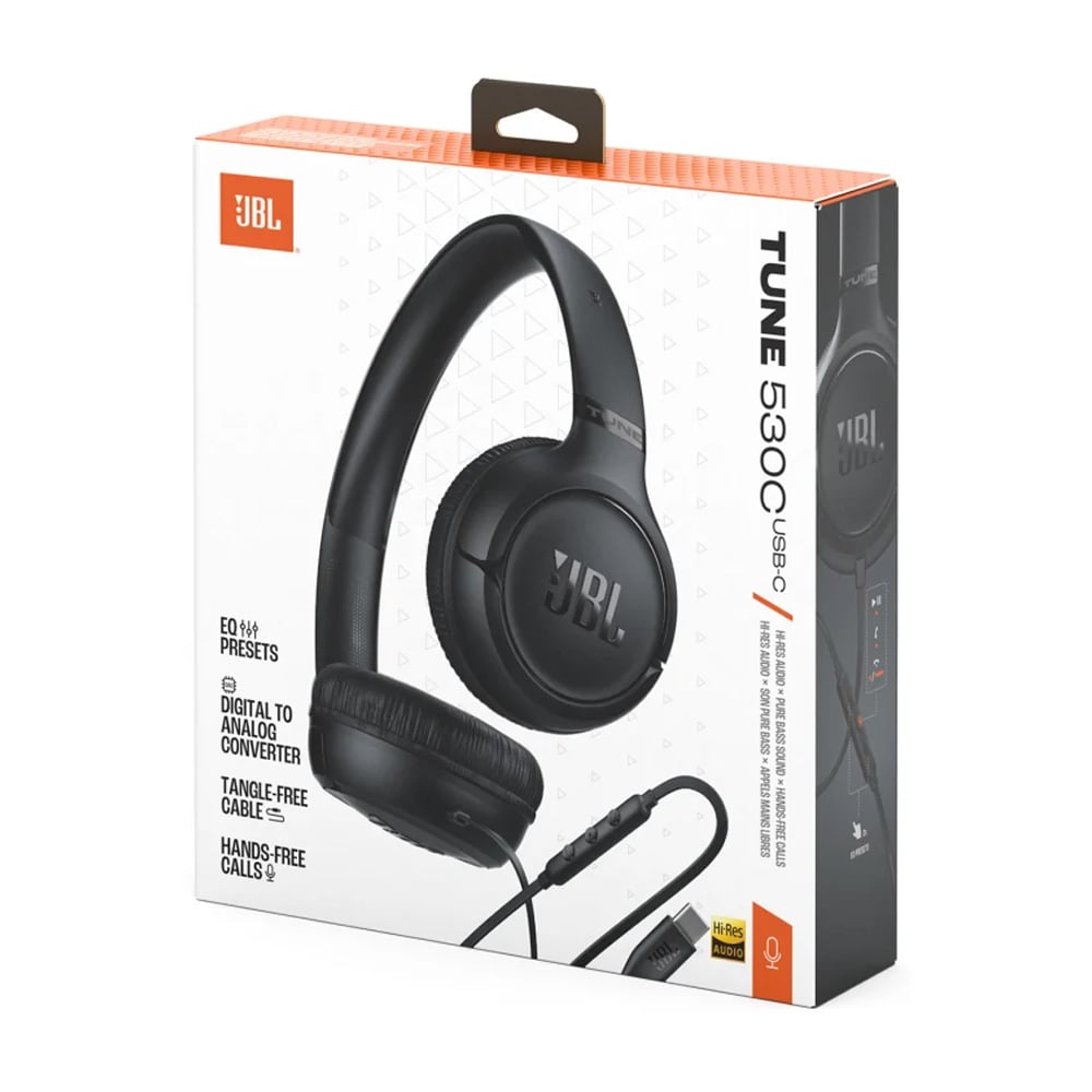 HEADPHONES JBL TUNE - 530 - CONECTIVIDAD INALÁMBRICA - COLOR NEGRO - 1