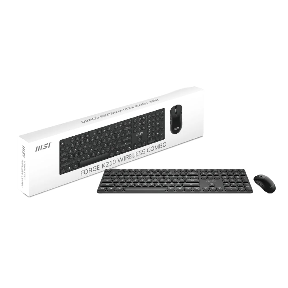 TECLADO Y MOUSE INALÁMBRICO MSI FORGE K210 - 1