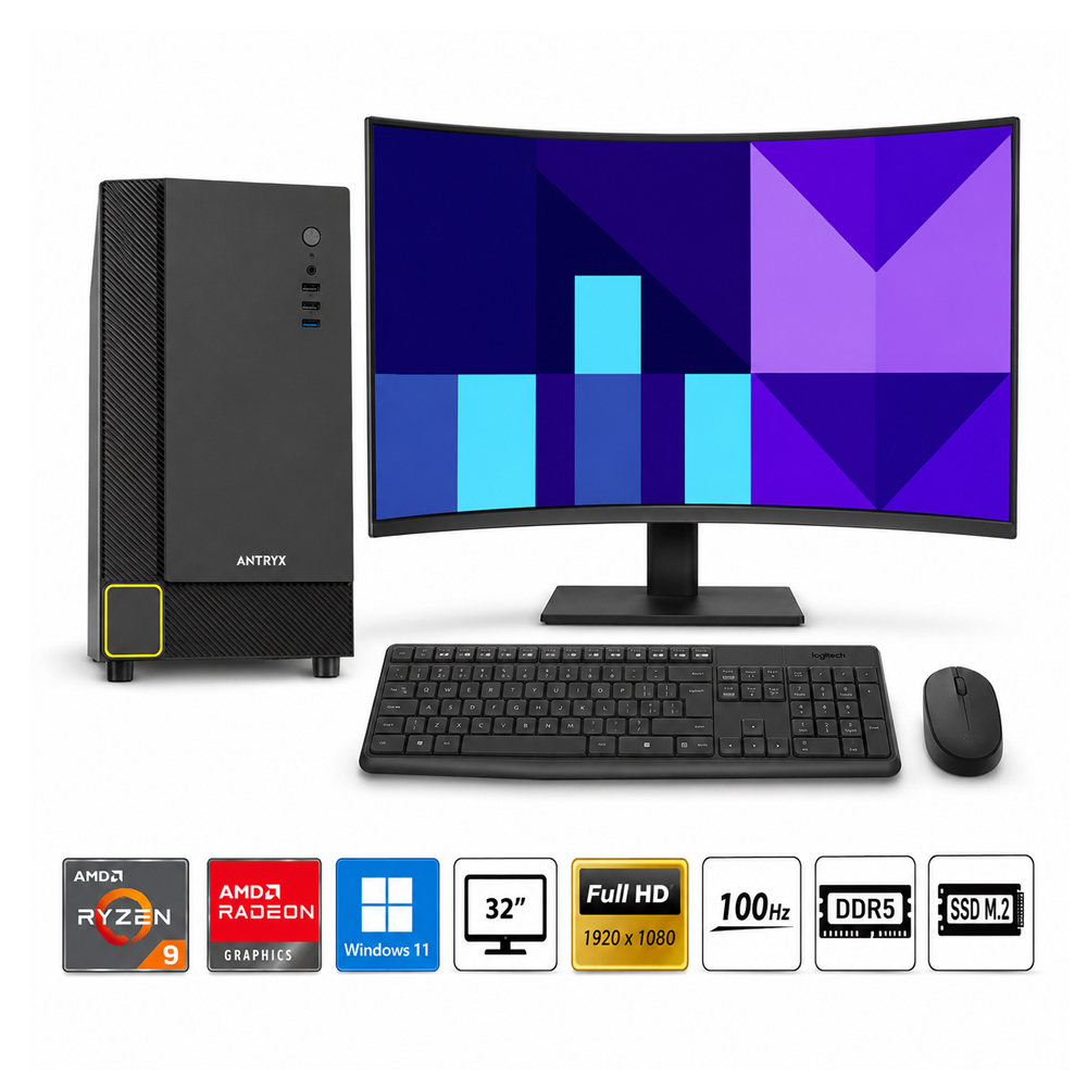 PC RYZEN 9 7900X PROPC XTREME XM-420 16|1TB|32' GRAFICOS RADEON, W11HOME - 1