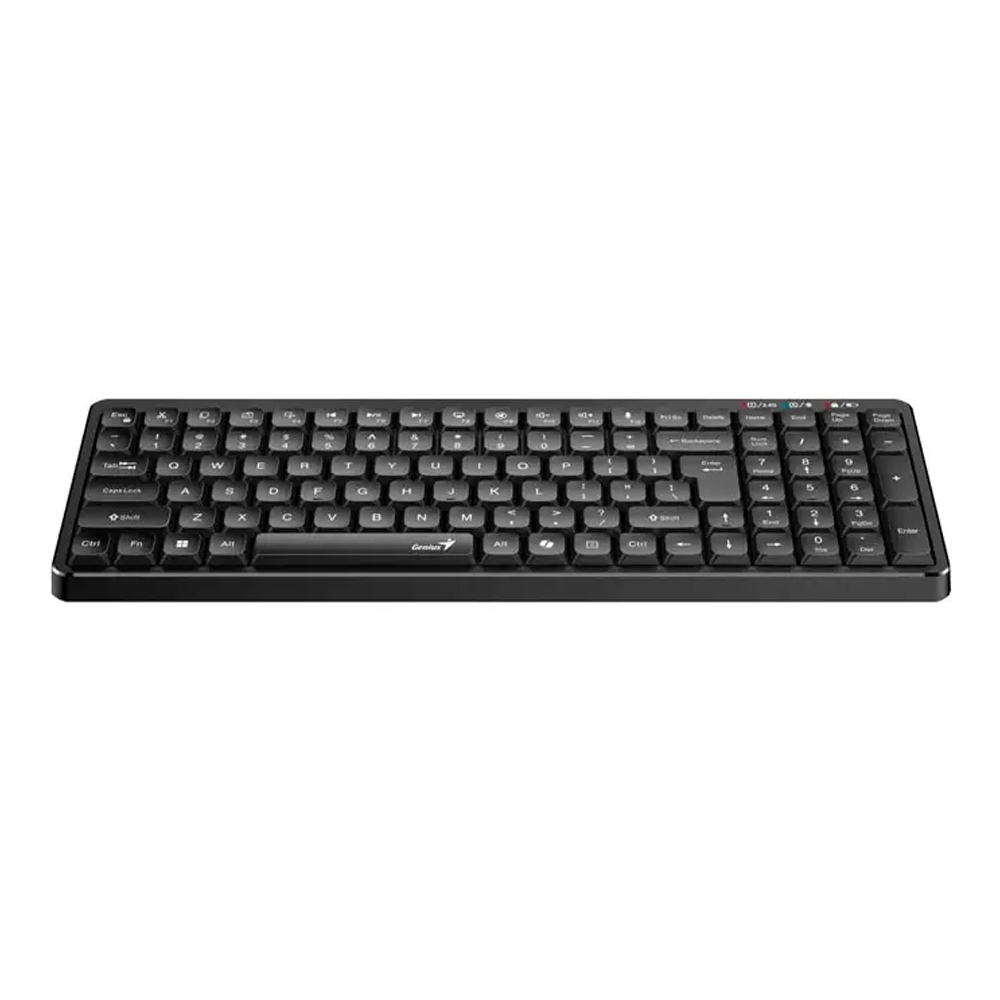 TECLADO GENIUS LUXEMATE Q7100BT MULTIMEDIA INALÁMBRICO NEGRO - 1