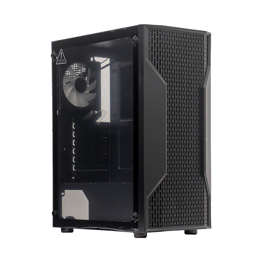 GABINETE PARA PC TEROS TE-1332G ATX SIN FUENTE COLOR NEGRO - 1
