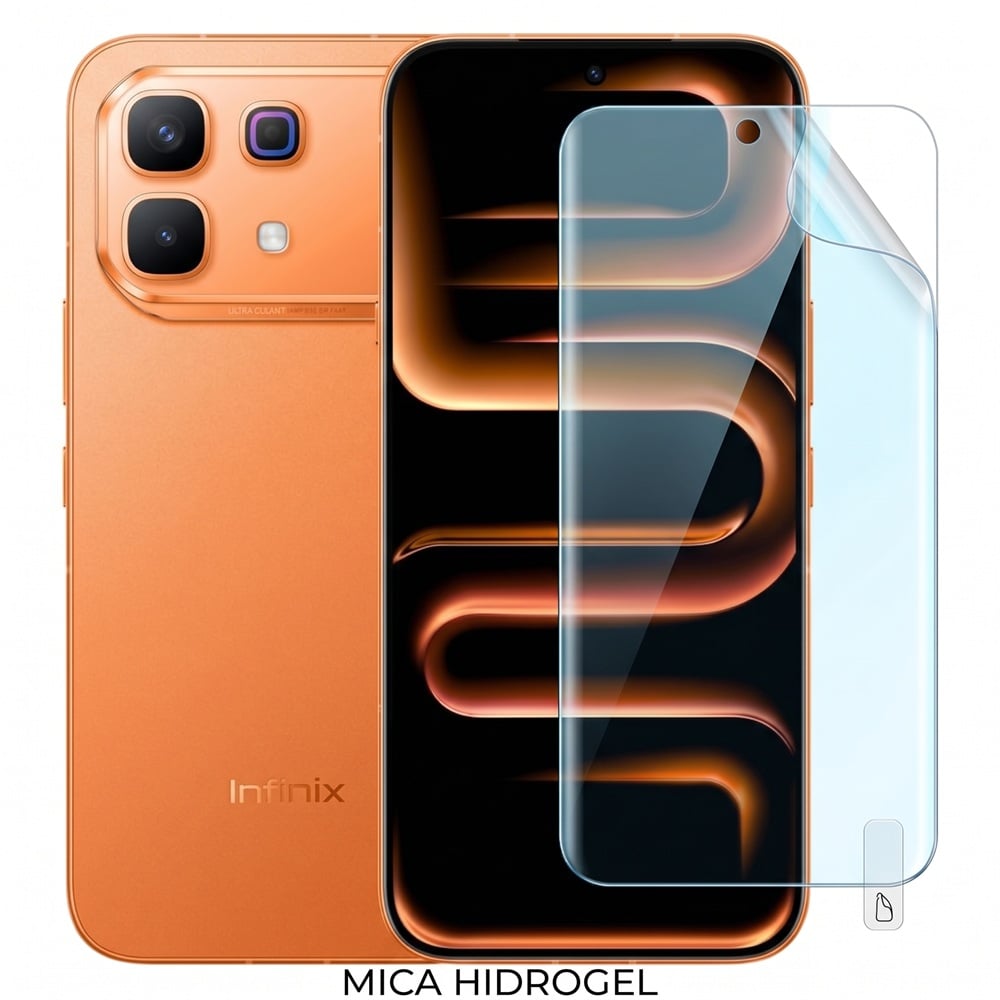 INFINIX NOTE 60 PRO 5G 8GB RAM SOLAR ORANGE 256GB ROM + MICA HIDROGEL - REGISTRADO - 1