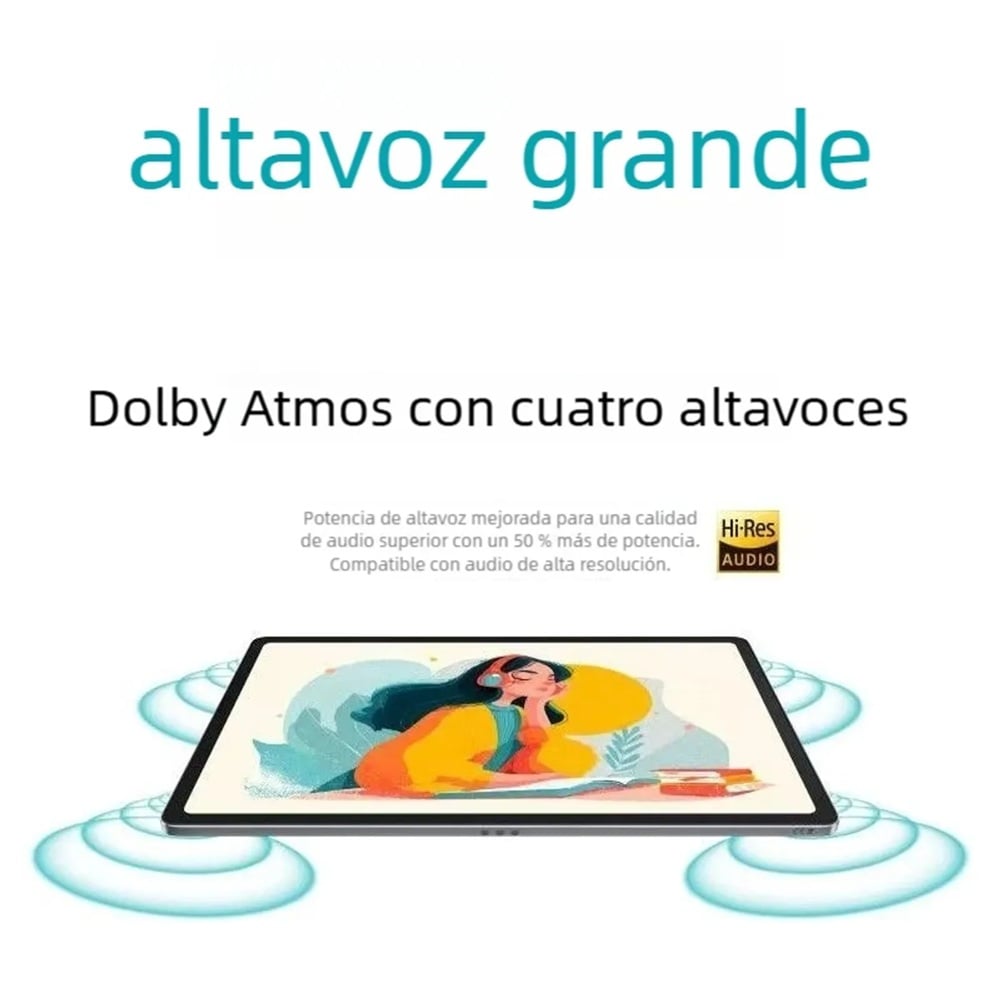 TABLET LENOVO IDEA TAB PLUS 12.1' WI-FI 8GB RAM 128GB - LUNA GREY + PEN Y MICA HIDROGEL - 4