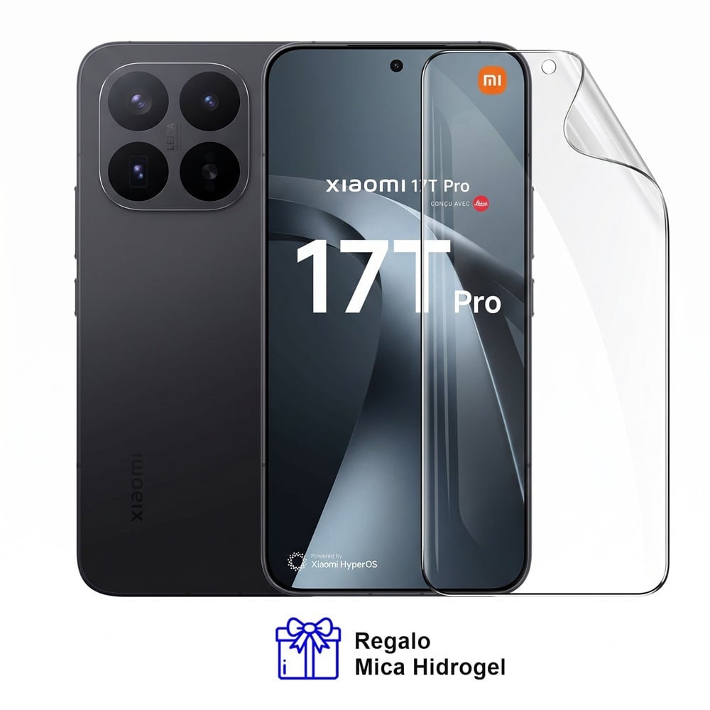 XIAOMI 17T PRO 5G 12GB RAM NEGRO 1TB + MICA HIDROGEL - REGISTRADO - 1