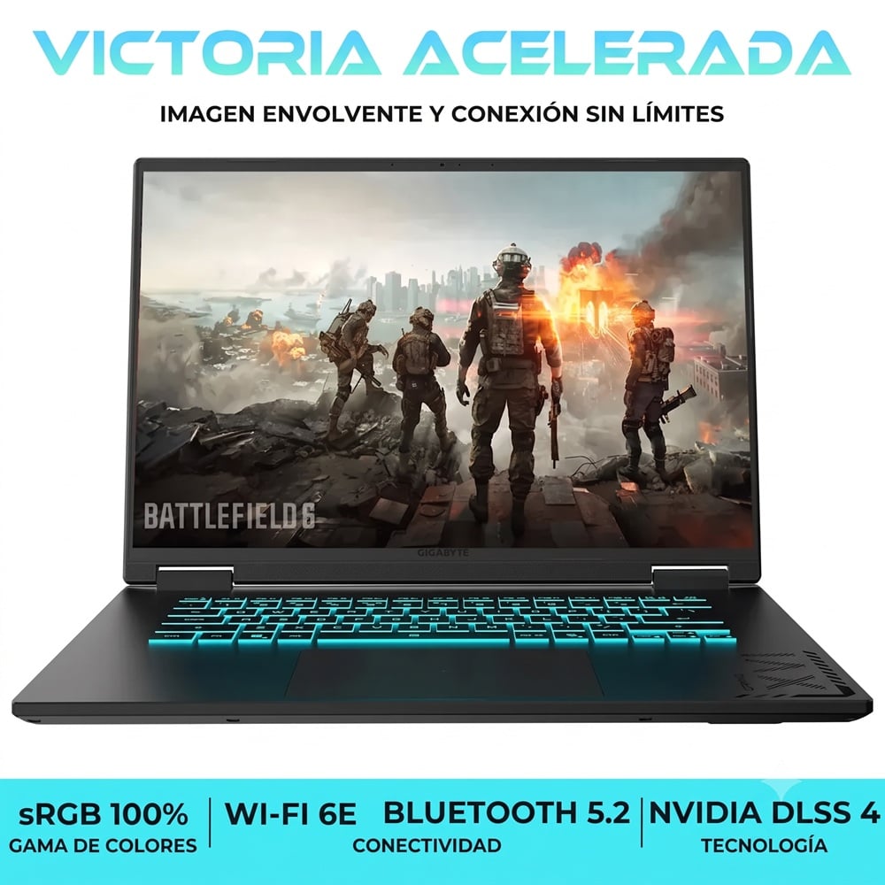 LAPTOP GAMER GIGABYTE GAMING A16 NVIDIA GEFORCE RTX 5060 8GB INTEL CORE I7 13620H 16GB DDR5 1TB SSD - 1