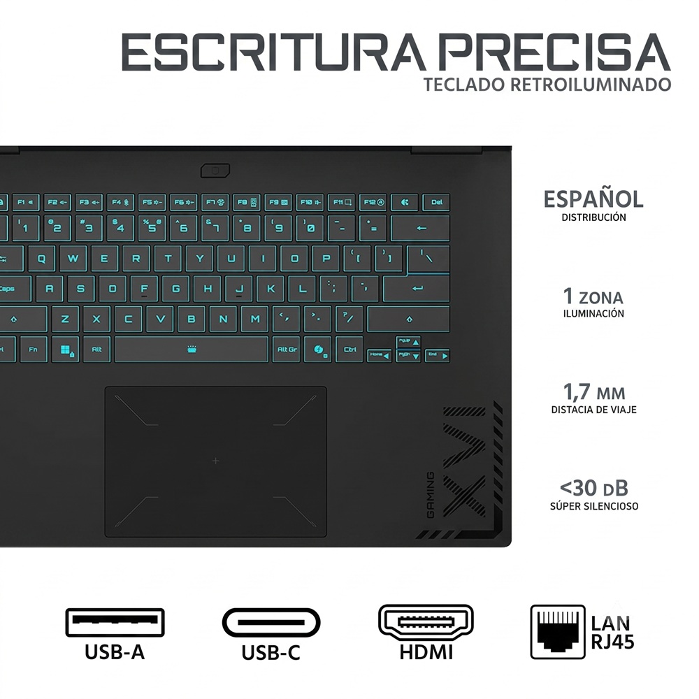 LAPTOP GAMER GIGABYTE GAMING A16 NVIDIA GEFORCE RTX 5060 8GB INTEL CORE I7 13620H 16GB DDR5 1TB SSD - 2
