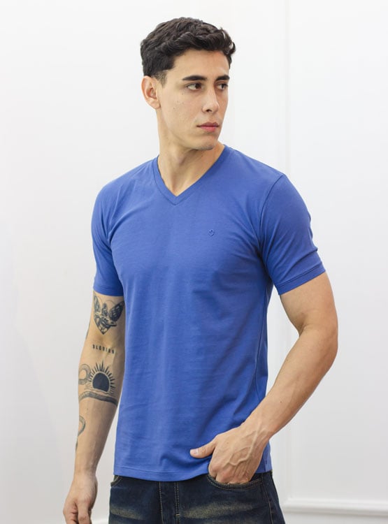 POLO SLIM FIT CABALLERO MC - JERSEY 100% ALGODON - 1