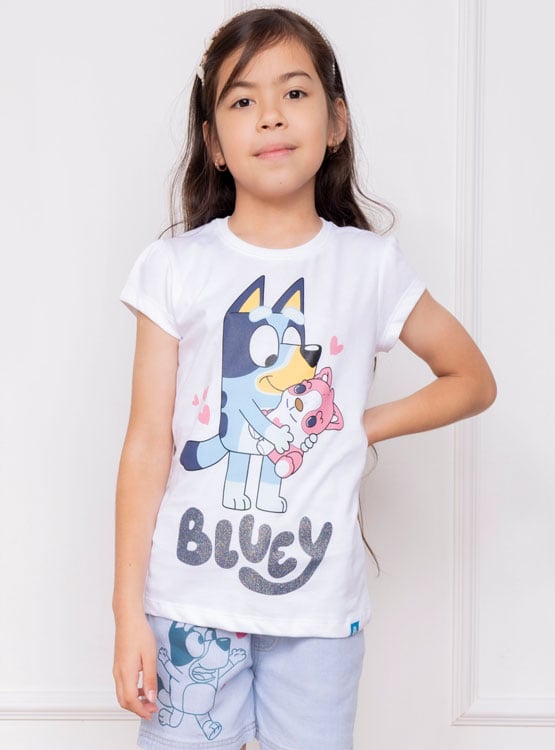 POLO BLUEY NIÑA MC - JERSEY 100% ALGODON - 1