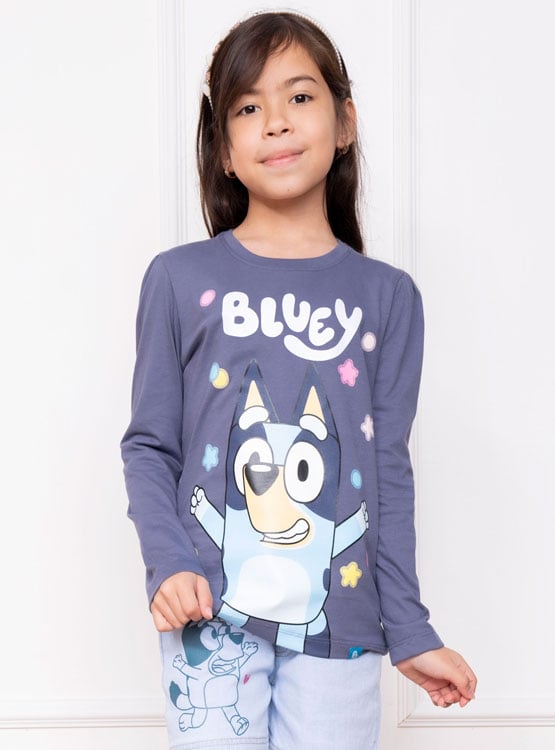 POLO BLUEY NIÑA ML - JERSEY 100% ALGODON - 1