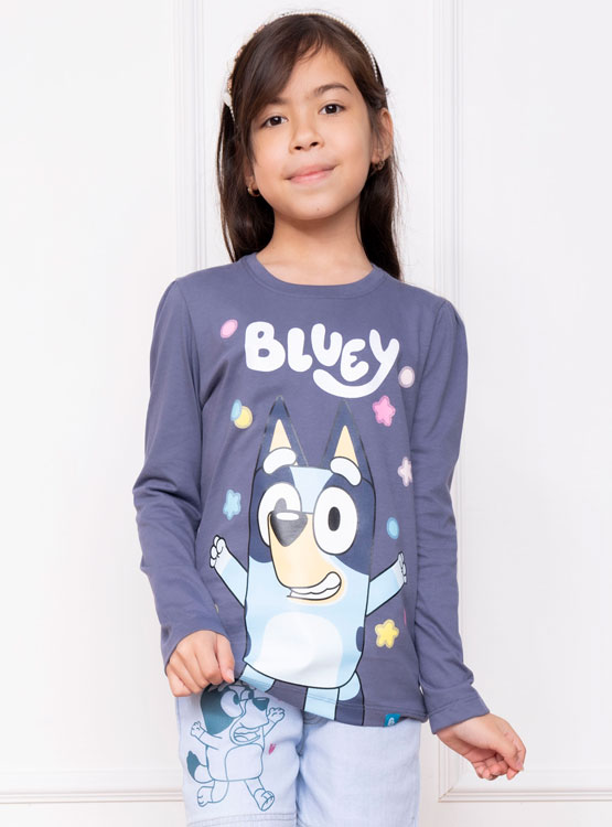 POLO BLUEY NIÑA ML - JERSEY 100% ALGODON - 1
