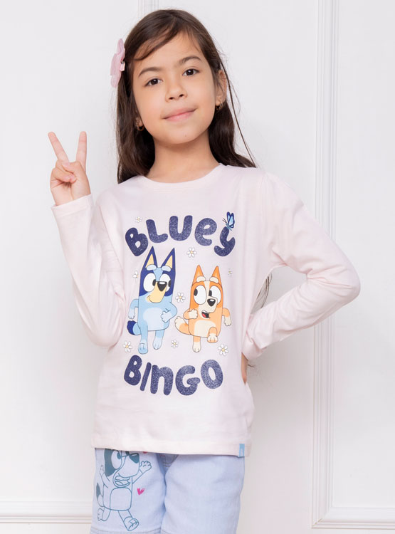 POLO BLUEY NIÑA ML - JERSEY 100% ALGODON - 1