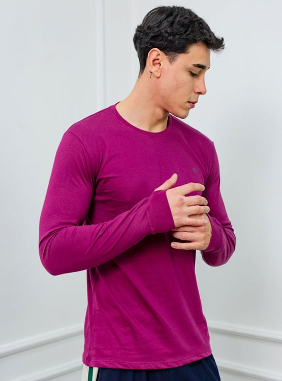 POLO SLIM CABALLERO ML - JERSEY 100% ALGODON - 1