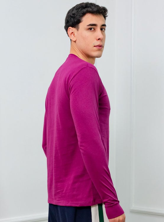 POLO SLIM CABALLERO ML - JERSEY 100% ALGODON - 2