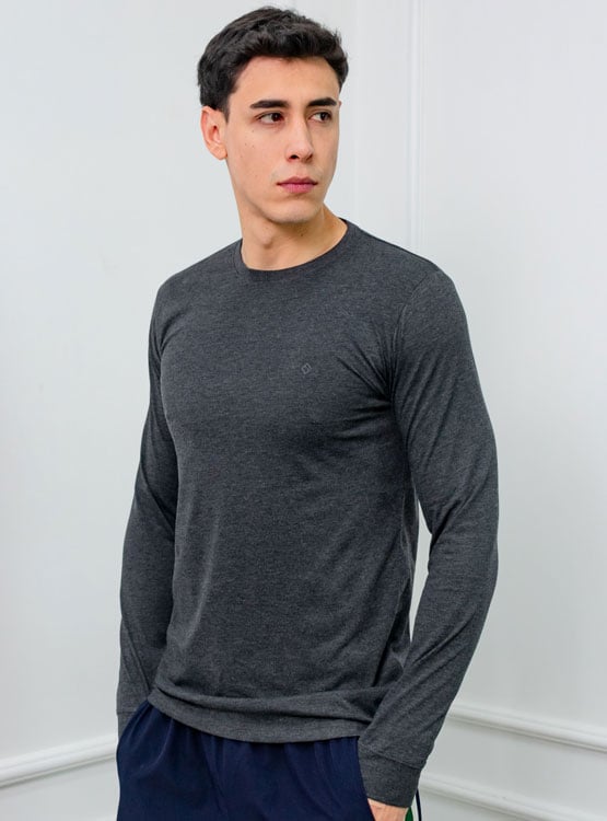POLO SLIM FIT CABALLERO ML - JERSEY 100% ALGODON - 1