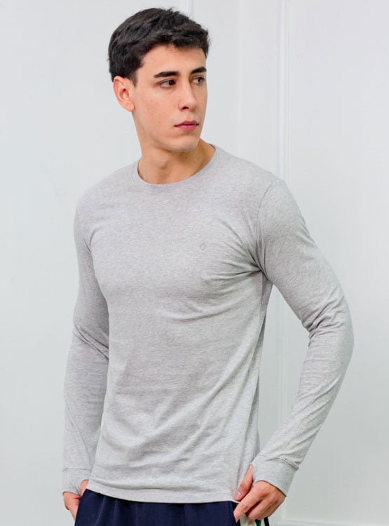 POLO SLIM FIT CABALLERO ML - JERSEY 100% ALGODON - 1