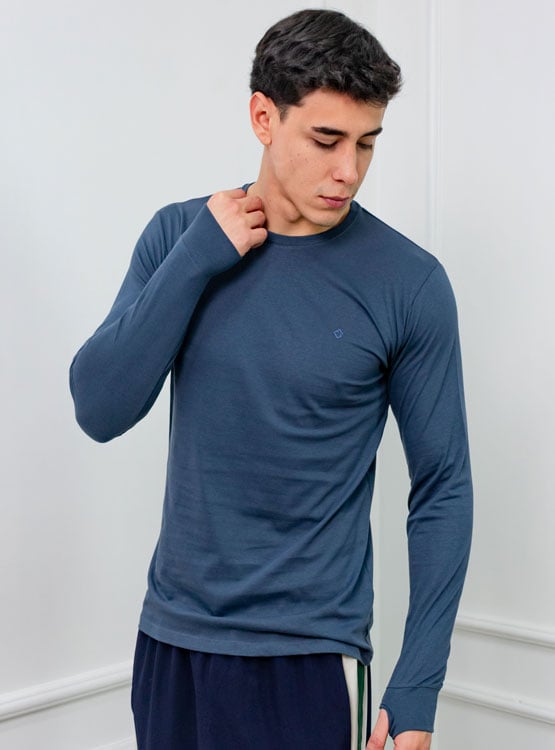 POLO SLIM FIT CABALLERO ML - JERSEY 100% ALGODON - 1
