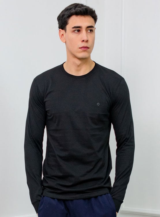 POLO SLIM FIT CABALLERO ML - JERSEY 100% ALGODON - 1
