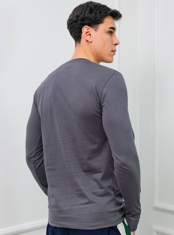 POLO SLIM FIT CABALLERO ML - JERSEY 100% ALGODON - 2