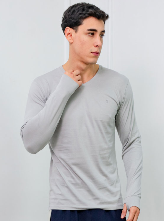 POLO SLIM FIT CABALLERO ML - JERSEY 100% ALGODON - 1