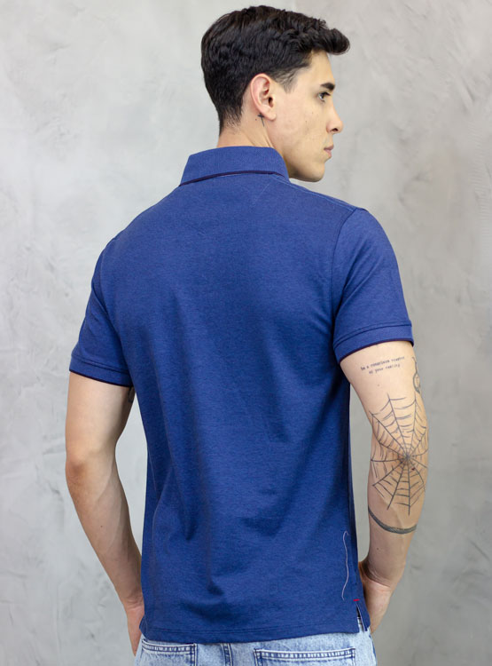 POLO BOX REGULAR FIT CABALLERO MC - PIQUE LYCRADO - 2