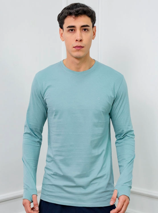 POLO SLIM FIT CABALLERO ML - JERSEY 100% ALGODON - 1