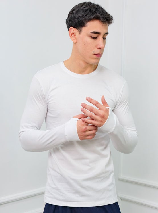 POLO SLIM FIT CABALLERO ML - JERSEY 100% ALGODON - 1